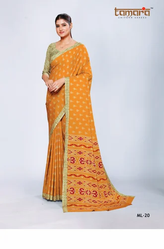 Miss Lady Clinic Assistant Uniform Saree