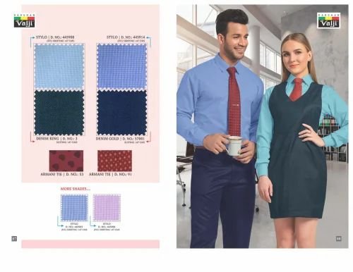 Valji Corporate Shirting & Suiting Uniform Fabric